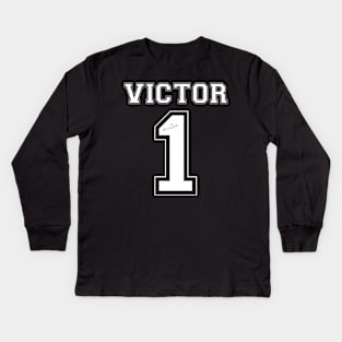 victor wembanyama Kids Long Sleeve T-Shirt